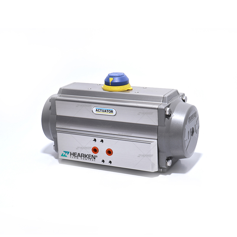 Aluminum Alloy Pneumatic Actuator Quarter Turn