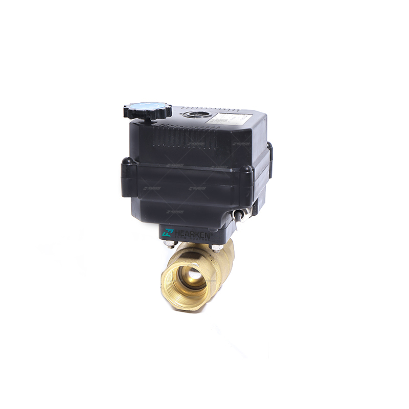 1/4” Brass Electric Motorized 2 way Mini Ball Valve