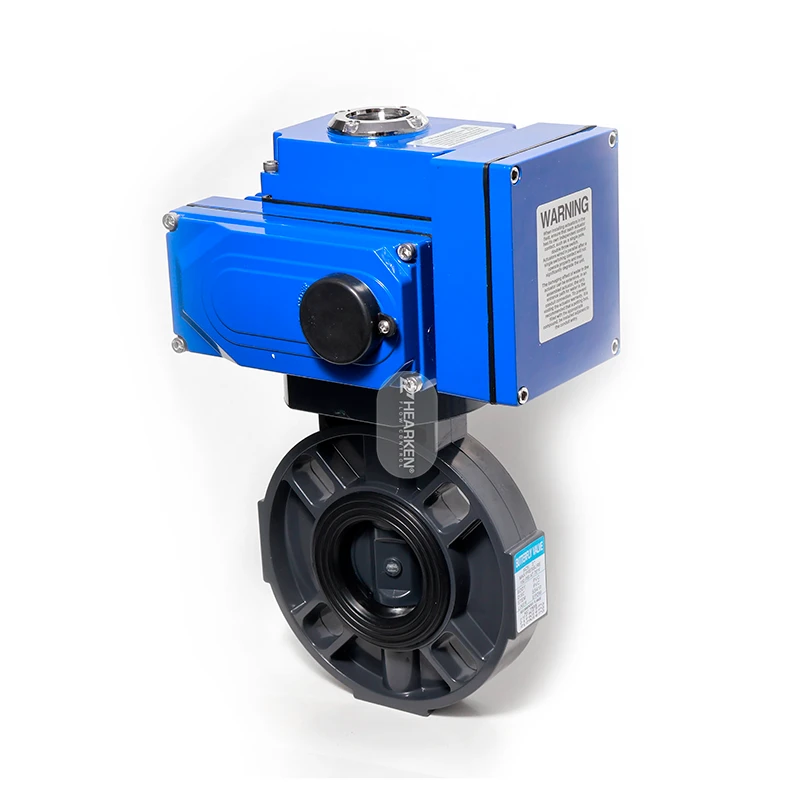 HEA UPVC Series Modulating Type Electric Plastic Butterfly Valve