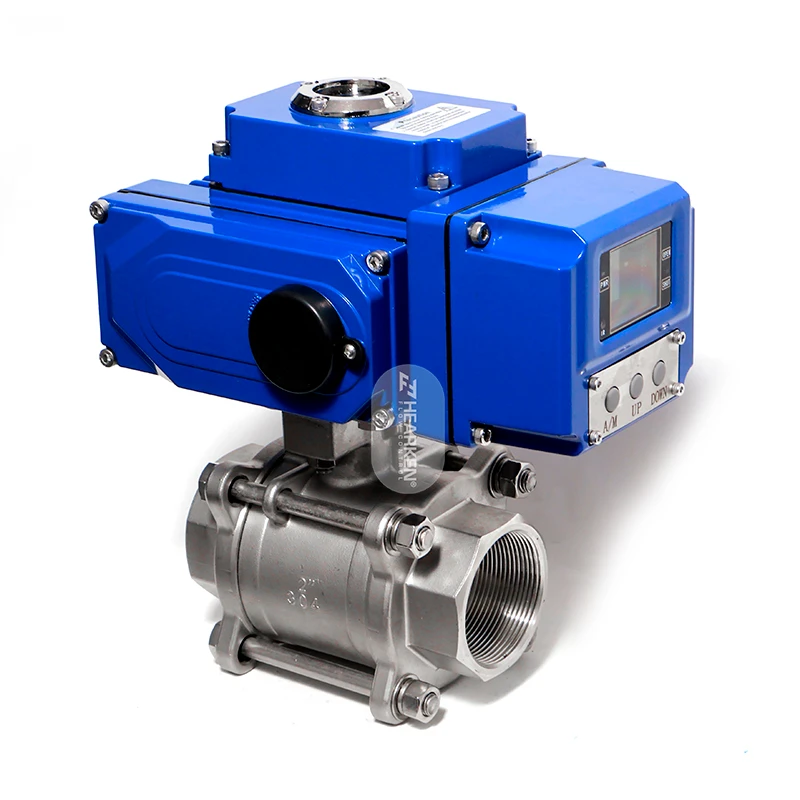 Intelligent Modulating Electric Actuated 3-Piece Ball Valve