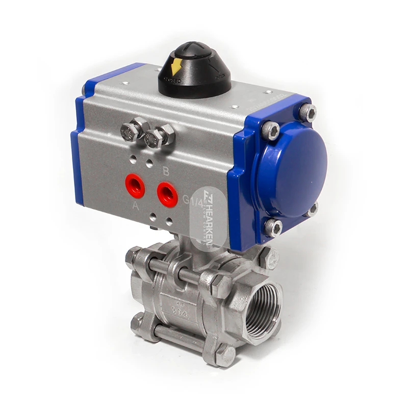 HPA 3PC Pneumatic Actuated Ball Valve