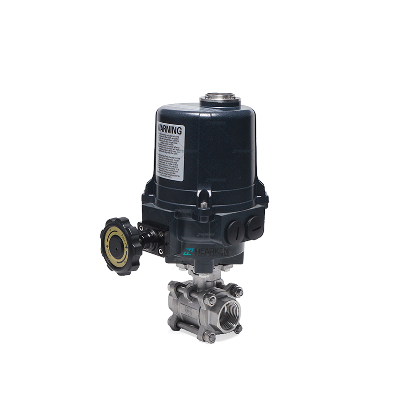 Rotary On/off Electric Actuator Mounting 2 Way Stainless Ball Valve