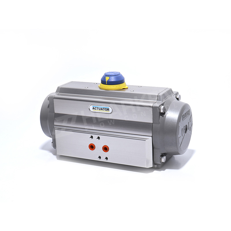 Aluminum Alloy Pneumatic Actuator Quarter Turn