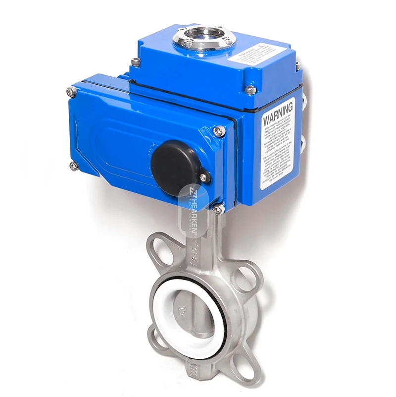 HEA Stainless Steel Wafer Electric Actuated Butterfly Valve