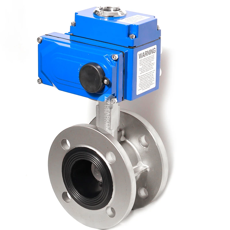 HEA EPDM Seated Electric Actuator Flange Butterfly Valve